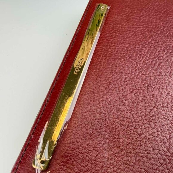 Fossil SL7878G602 Liza Zip Around Wallet in Scarlet - Picture 2 of 8